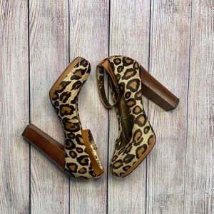 SAM EDELMAN Leopard Heels - Size 8